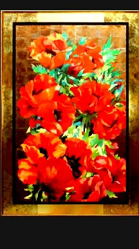 Magonu smarža — The smell of poppy, canvas, oil, 2001